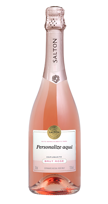 SALTON BRUT ROSÉ - RÓTULO PERSONALIZADO